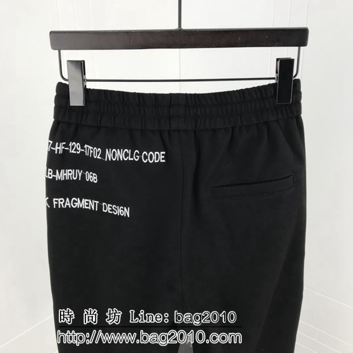 MONCLER蒙口 18年秋季新款 品牌LOGO繡標刺繡 舒適保暖 加絨男款休閒褲 ydi1842